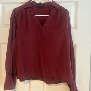 Velvet Heart Deep Red Blouse